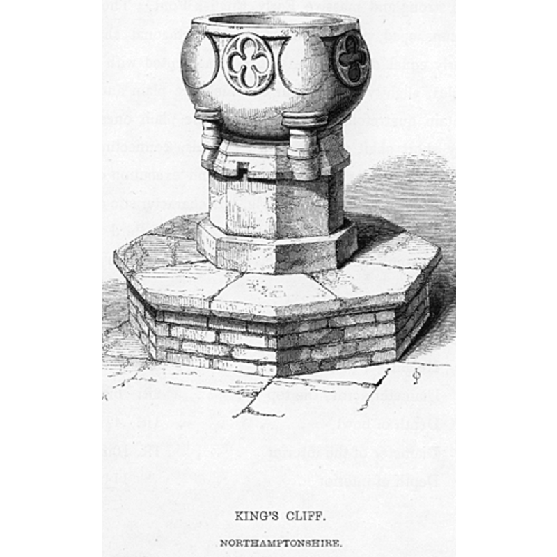 ca. 1844; note the octagonal pedestal base replacement; not the original one