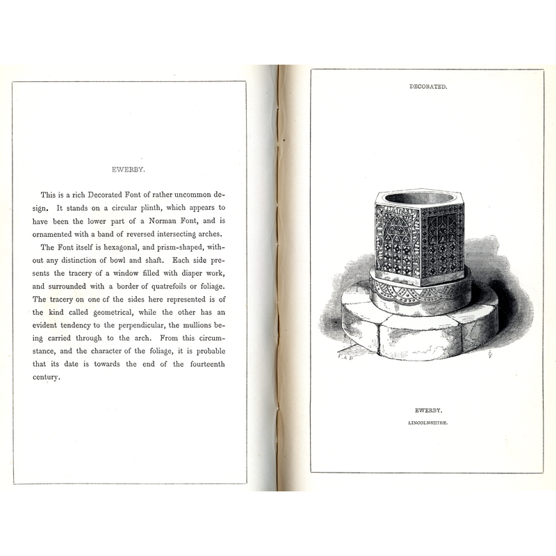 Illustration [ca. 1844] in Paley [note the reversed position of the arches on the Norman base]