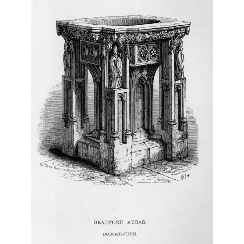 On a corner of the basin [cf. Mee's suggestions for identification in Font notes]