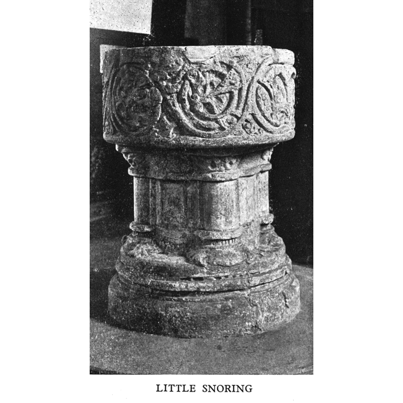 [NB: although the photograph is in B&W, ca. 1949,, the font does not appear to have the darker hue of the paint that covered its surfaces in 2000]