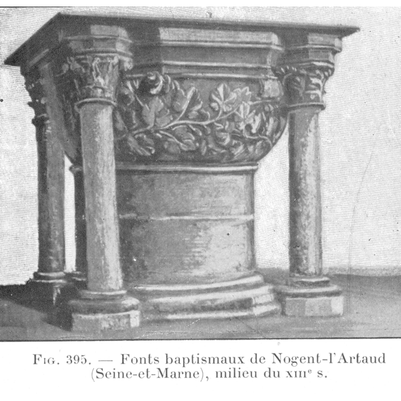 on the underbowl of the basin and the capitals