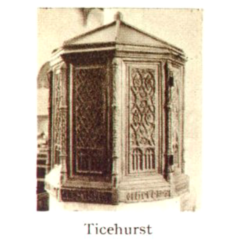 on the panels of the font cover