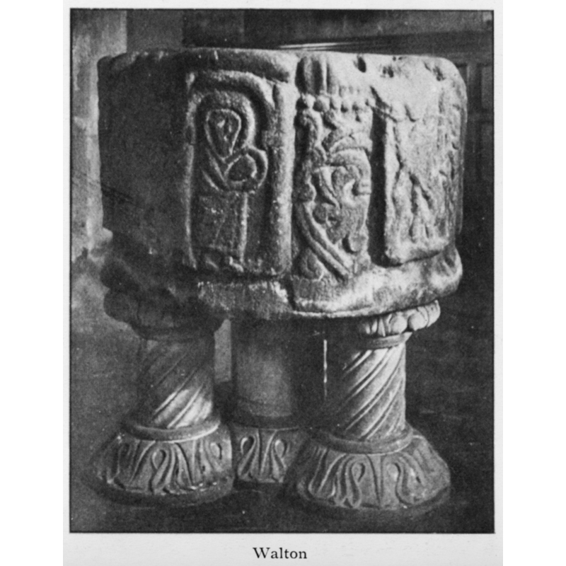 standing under an arch