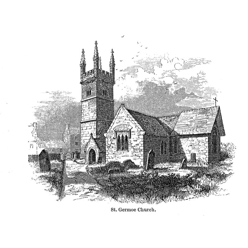Sketch by Blight in the original 1862 article in The Gentleman's Magazine
