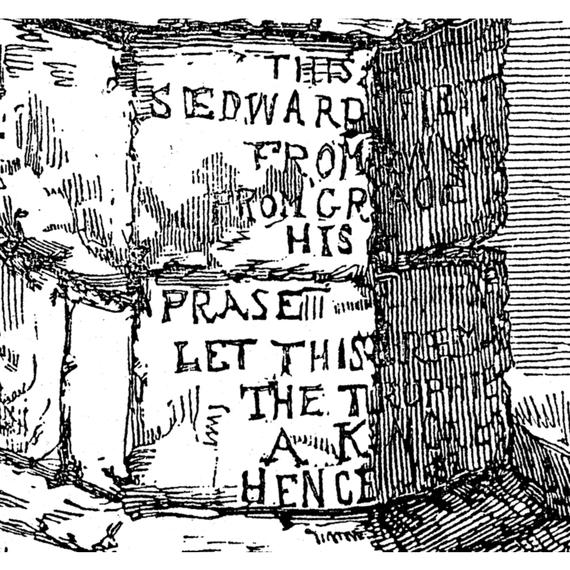 [cf. Inscription area and Font notes]