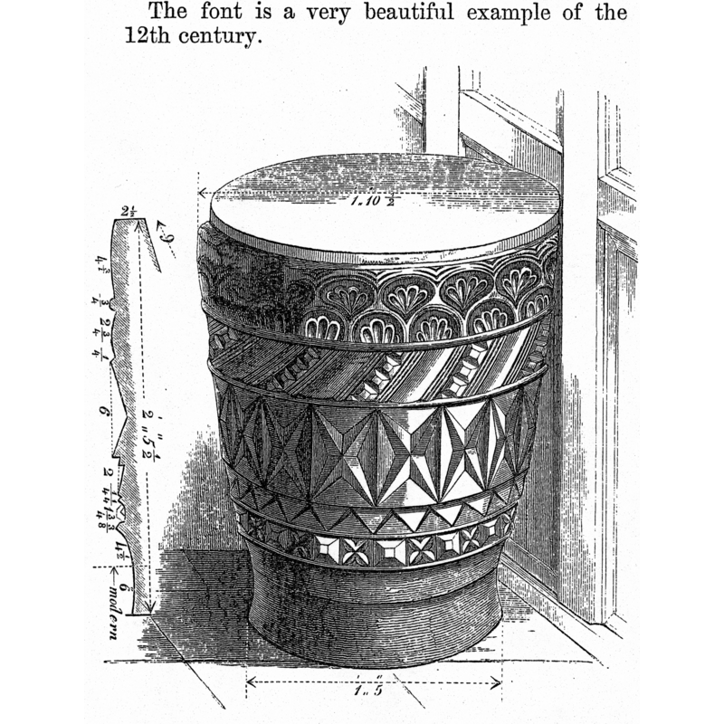 note the measurements (Imperial)