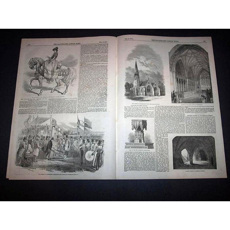 the modern font reported on in The Illustrated London News in 1853