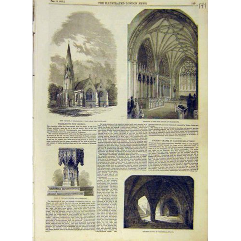 the modern font reported on in The Illustrated London News in 1853