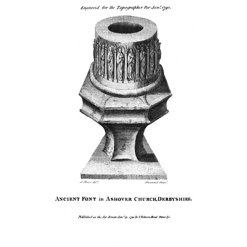 notice the exagerated thickness of the the basin walls; also the base on which it was raised at the time
