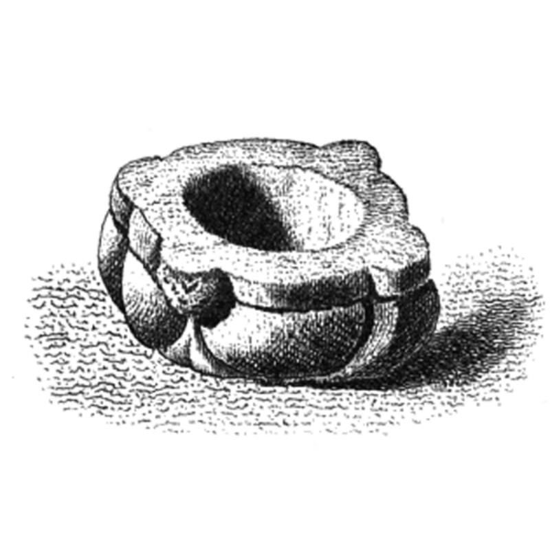 used at a time as a baptismal font in this church [cf. FontNotes]