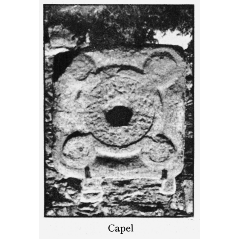 vertically built into the church wall by 1908 [cf. FontNotes]