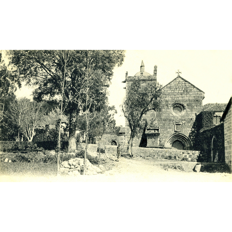 west view of the monastery and church ca. 1905