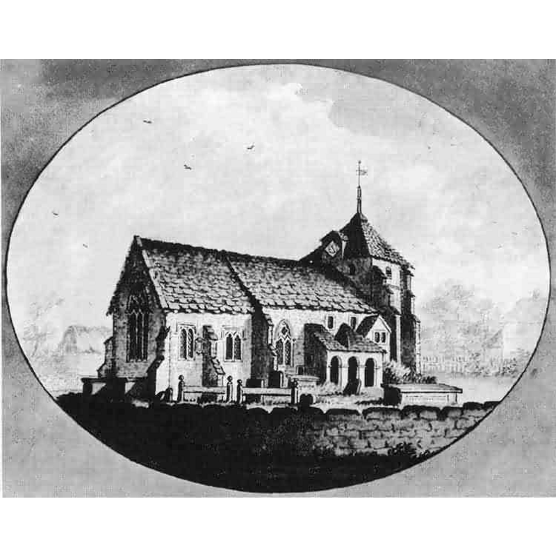 Uckfield Church of the Holy Cross ca. 1780