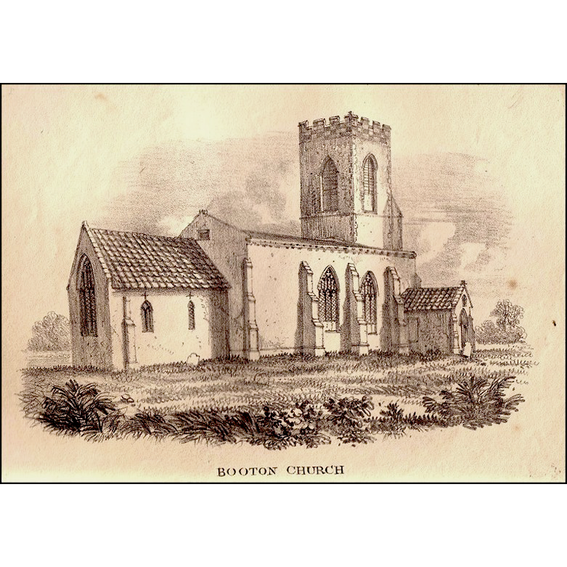 the old church before the mid-19th century re-building