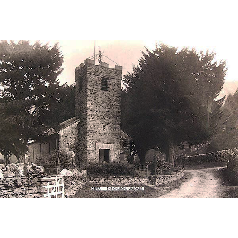 Parish Church here was dismantled in the 1930s, the materials re-used in the water take-off tower -- last service held in 1935