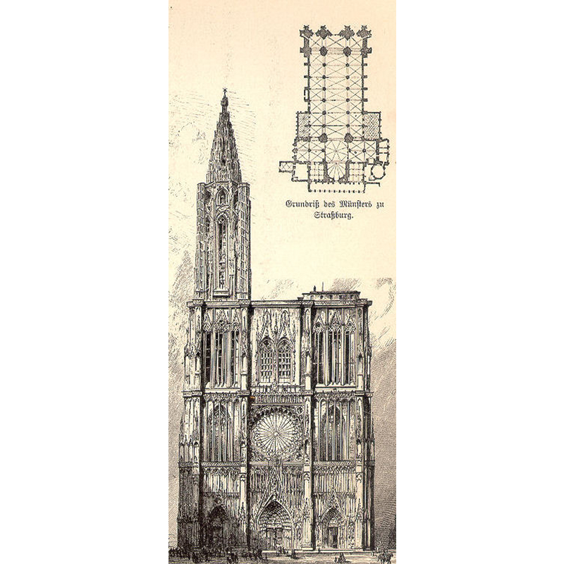 west view and interior plan