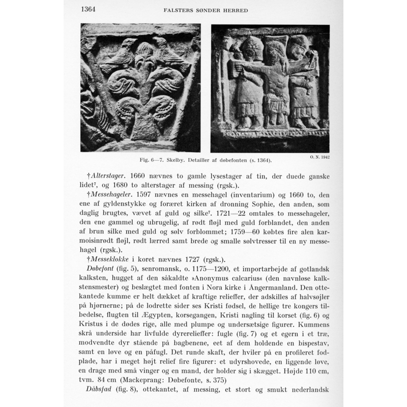 description of the font (p. 1364)