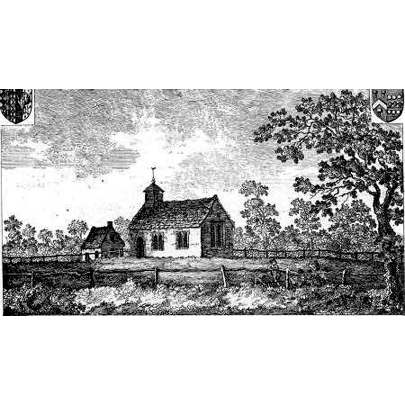 the church before its remodelling and enlargement