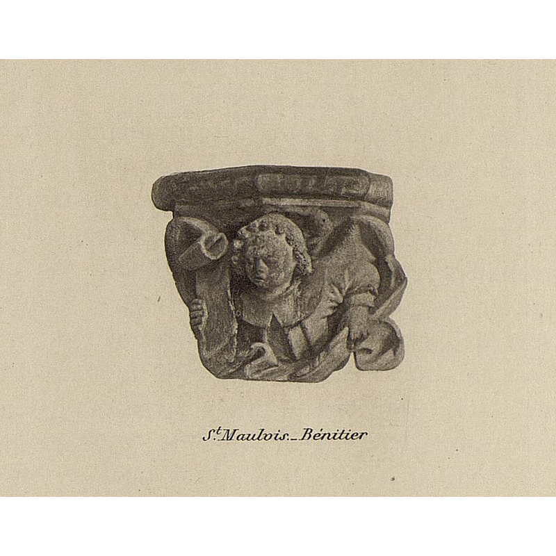 the later-date wooden wall-mounted stoup