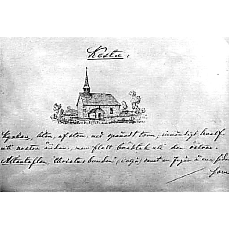 the old church before the 1888 demolition