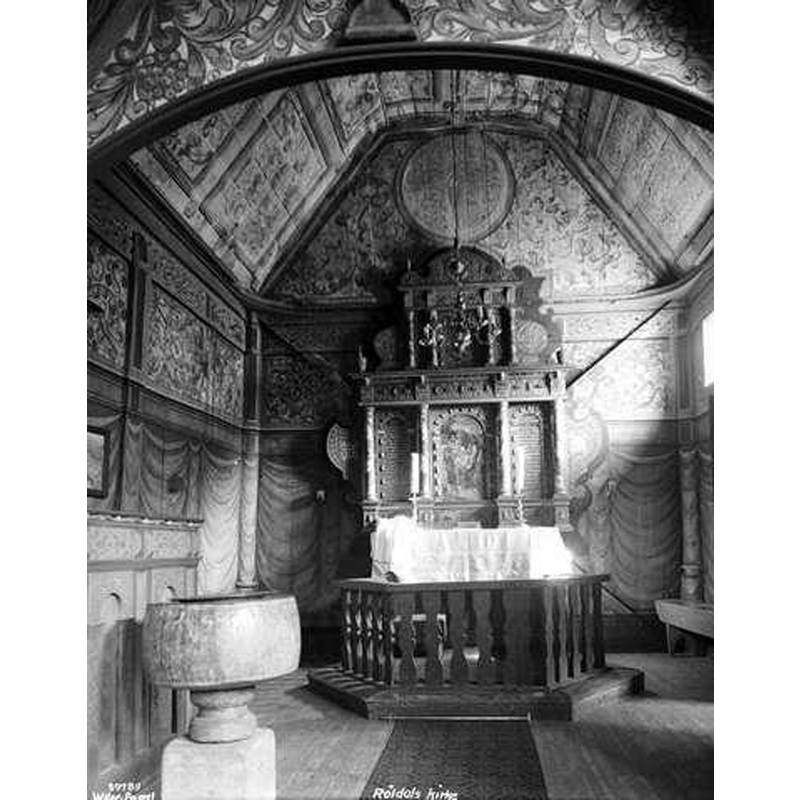 west end of the chancel, north side