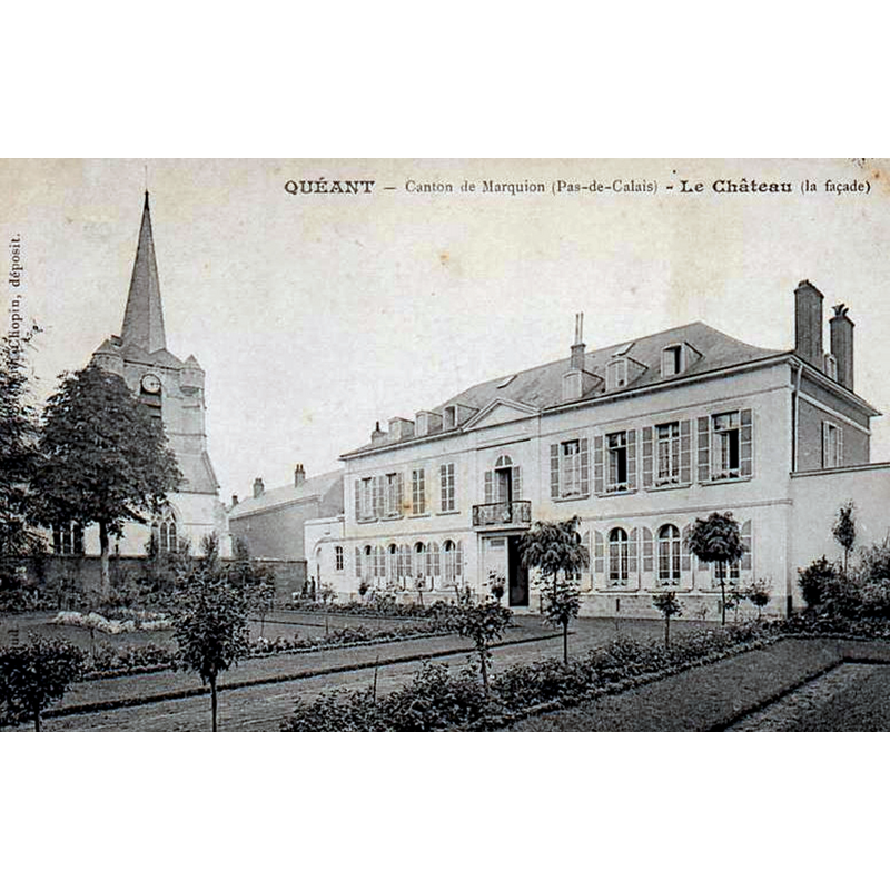 Quéant: église and château, cheek by jowl