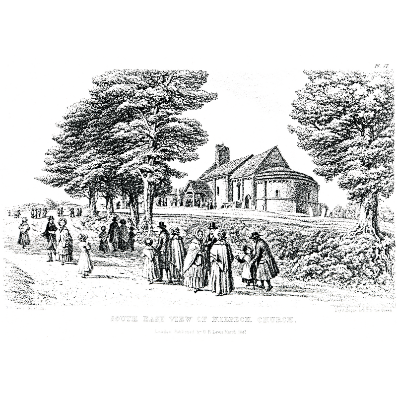 Lithograph of a 1841 drawing by G.R. Lewis by William Day (1797-1845) and Louis Haghe (1806-1885), appointed 'Lithographers to the Queen' in 1838