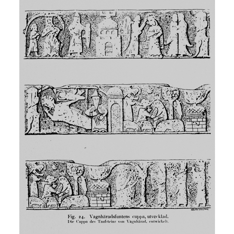 top: Herod and the Massacre of the Innocent -> Annunciation to Mary -> Visitation
middle: Nativity -> Annunciation to the Shepherds
bottom: Annunciation to the Shepherds -> Adoration of the Magi