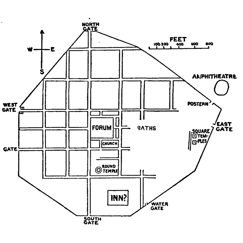 Ground plan of Calleva Atrebatum