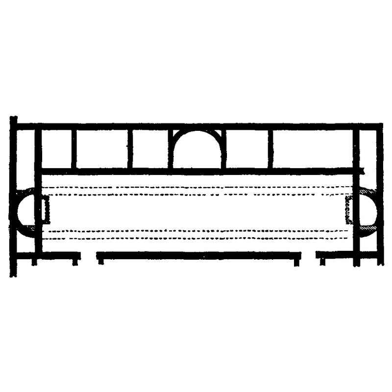 basilica plan in Calleva Atrebatum