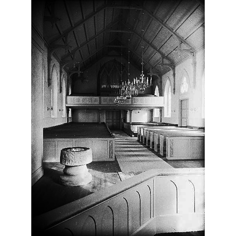 the church interior after the 1952 restoration