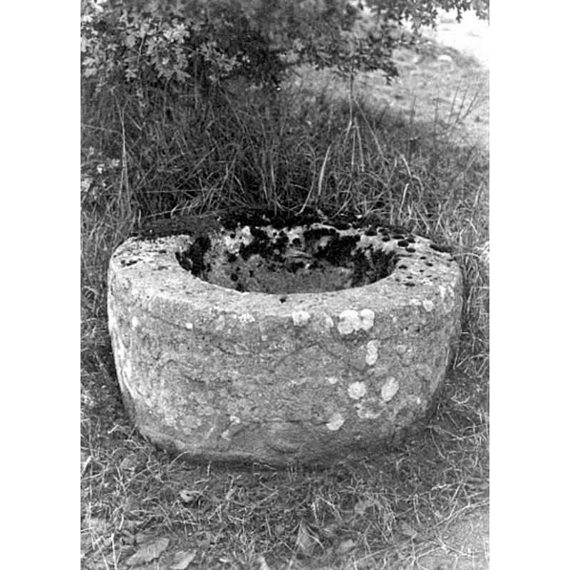 Source caption; "Fridhems kyrka, Hyringa socken, dopfunt."