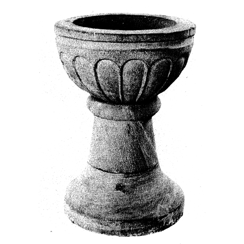 Source caption: "Sandhults kyrka. Dopfunt"