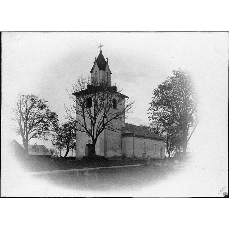 Source caption: "Sventorps kyrka [...] Kyrkan från sydväst."