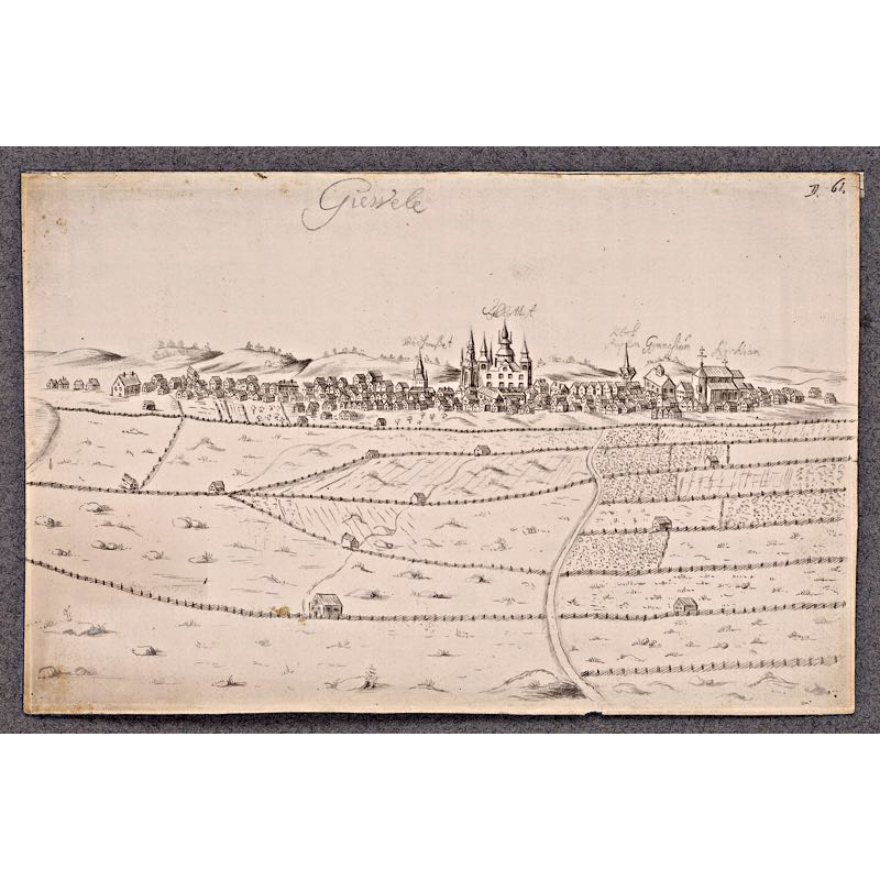 showing the church on the right