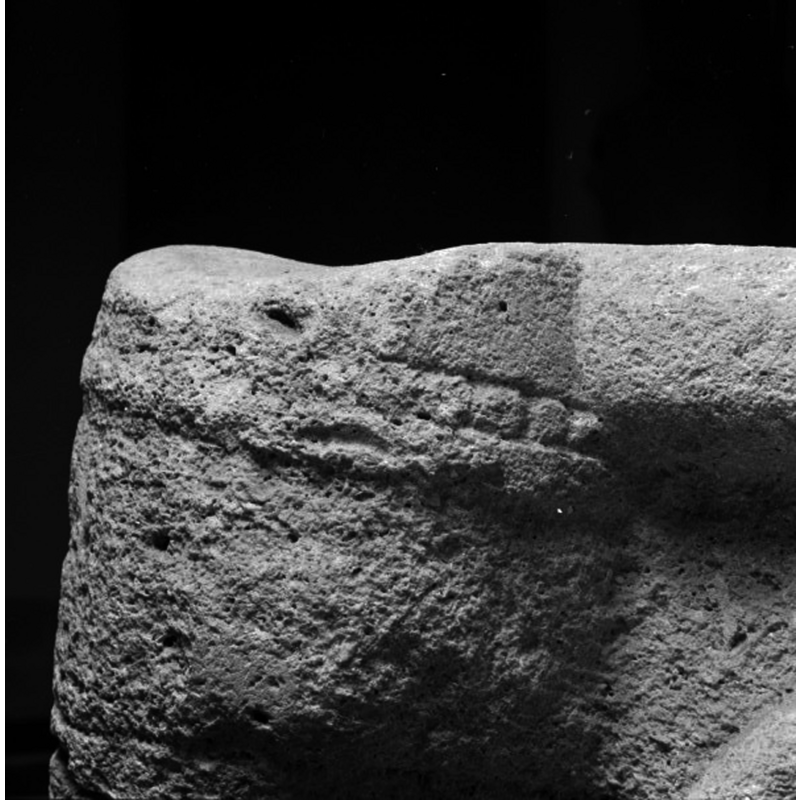 Source caption: "Österfärnebo kyrka [...] Detalj av skaftet."