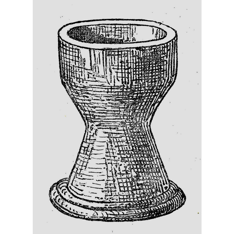 Source caption; "Dopfunt i Tångeråsa kyrka."