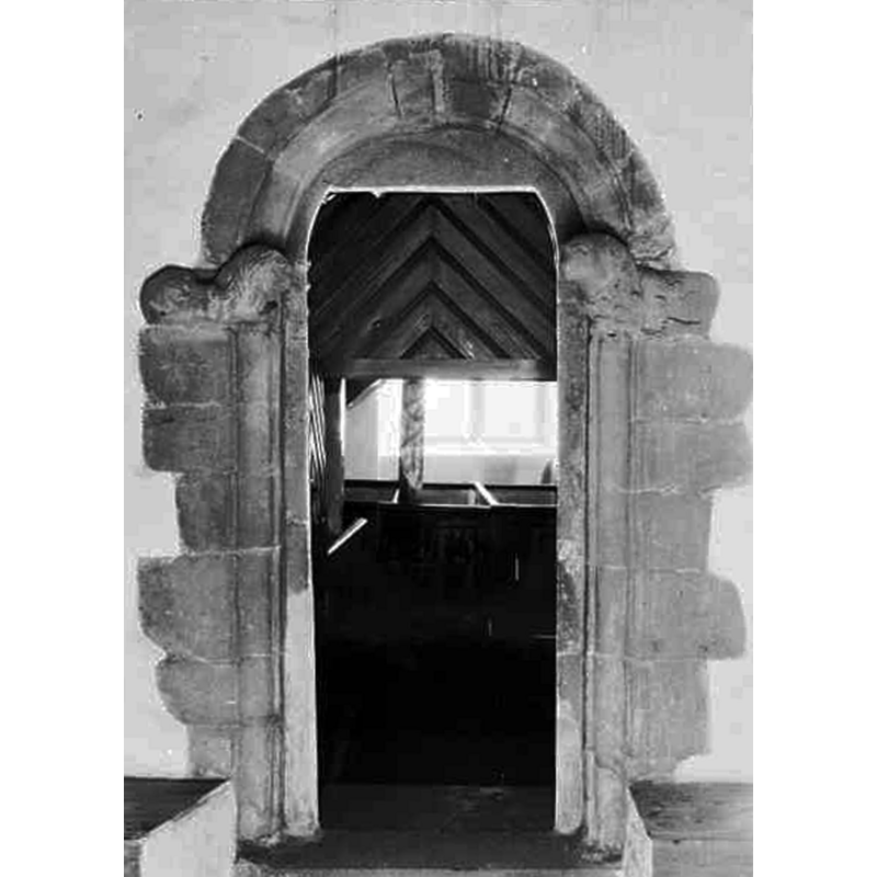 Source caption: "Blentarps kyrka [...] Portal."