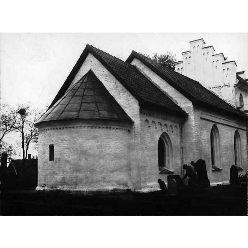 Source caption: "Felestads kyrka [...] Kyrkan från nordöst."