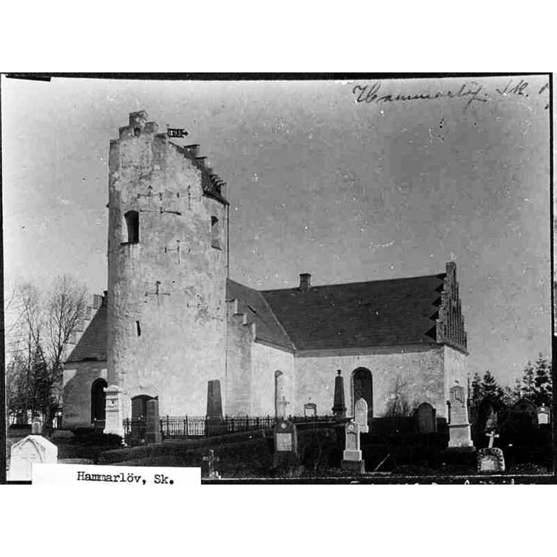 Source caption: "Hammarlövs kyrka"