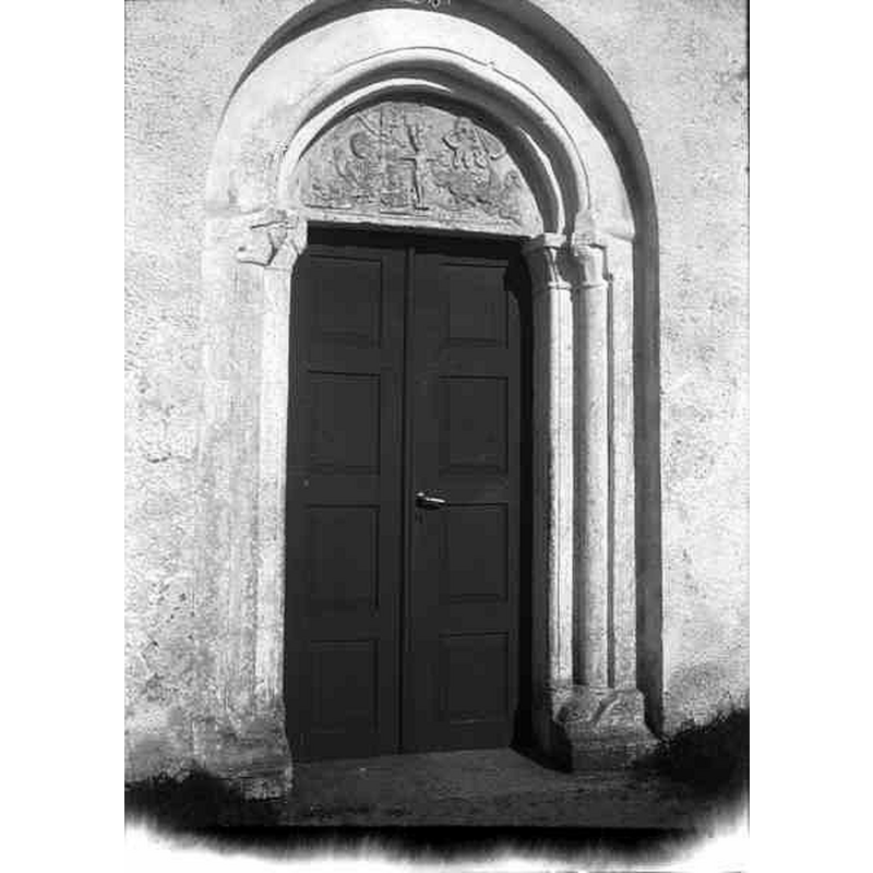 Source caption: "Linderöds kyrka [...] Portal."