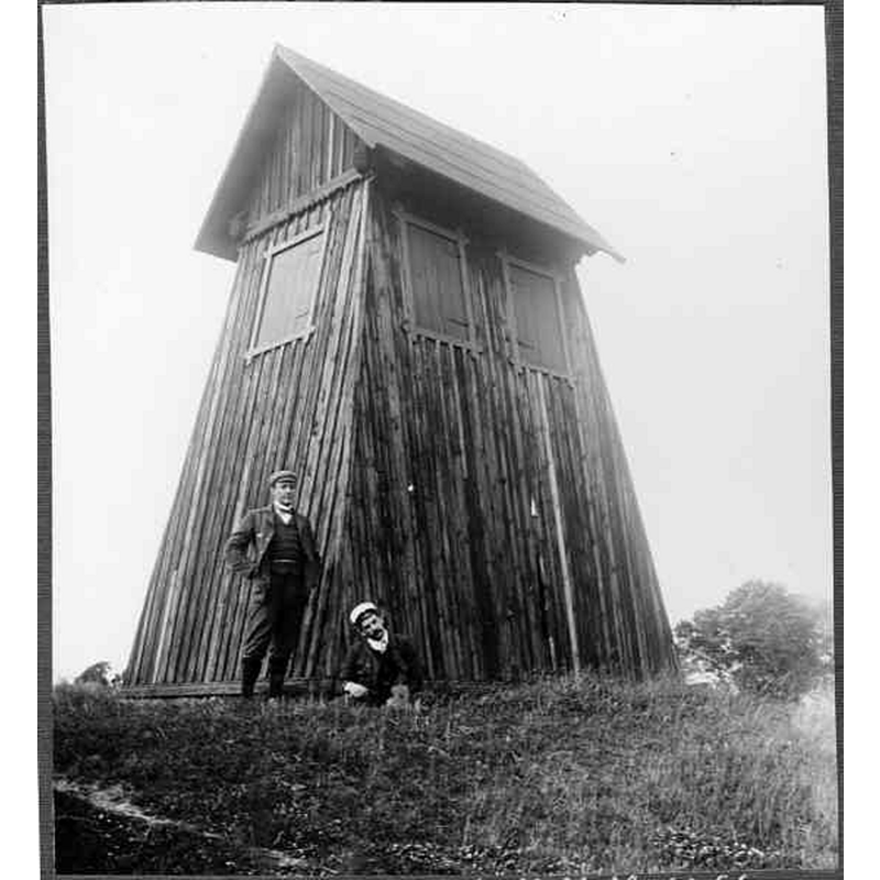 Source caption: "Sankt Ibbs gamla kyrka [...] Klockstapeln."