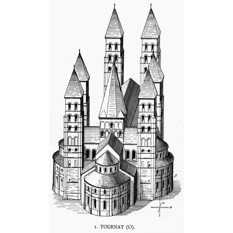 Source caption; "Diese Abbildung stammt aus Georg Dehio/Gustav von Bezold: Kirchliche Baukunst des Abendlandes. Stuttgart: Verlag der Cotta'schen Buchhandlung 1887-1901, Tafel 212. Aufgrund ihres Alters ist sie mit Vorsicht zu benutzen. Sie entspricht nicht notwendigerweise dem neuesten Wissensstand oder dem aktuellen Zustand des abgebildeten Gebäudes."
