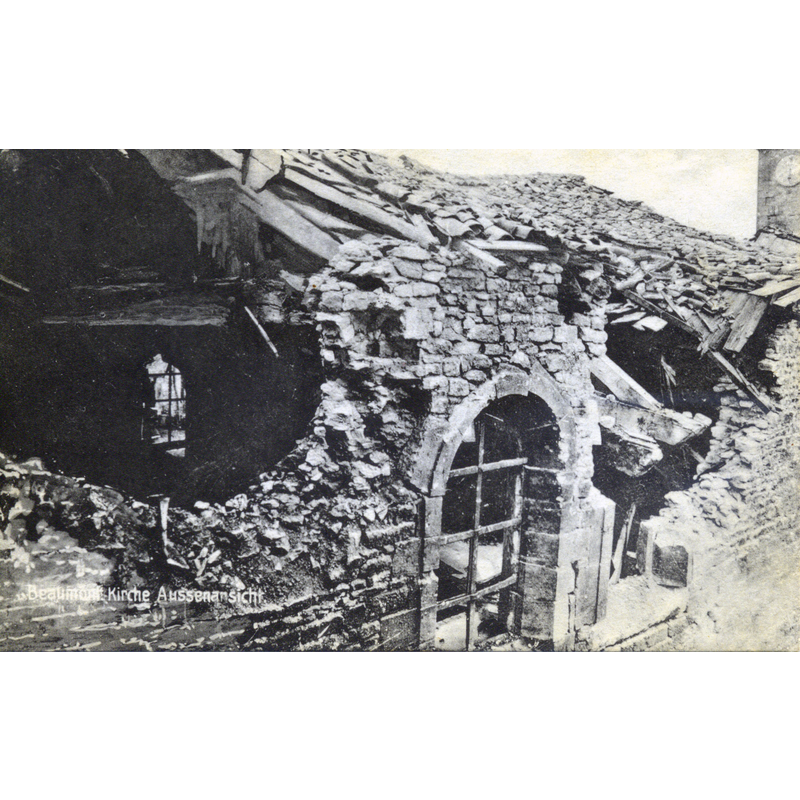 Source caption: "Exterior of Church in Beaumont"