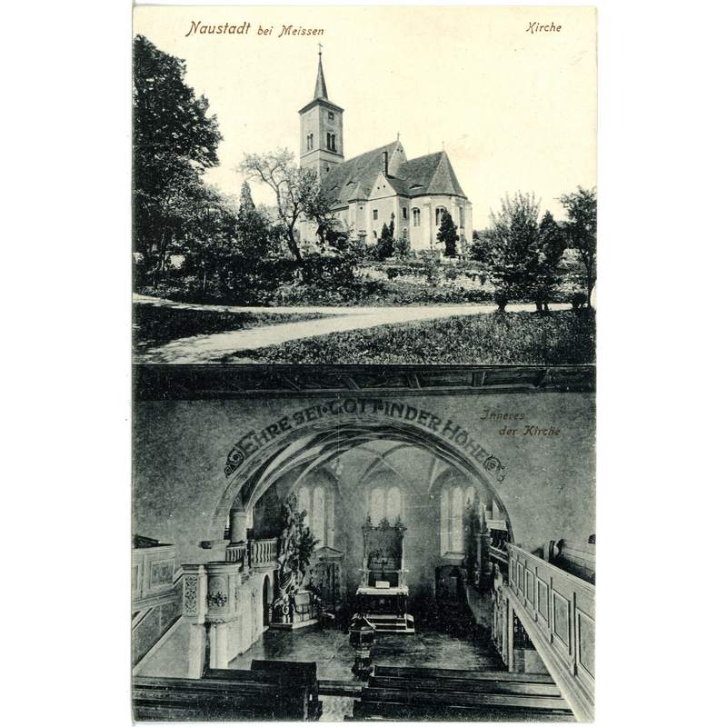Source caption: "Naustadt; Kirche"