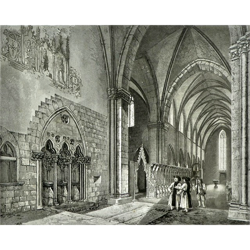 Source caption: "Das Innere der Kirche von Kappel (am Albis)"