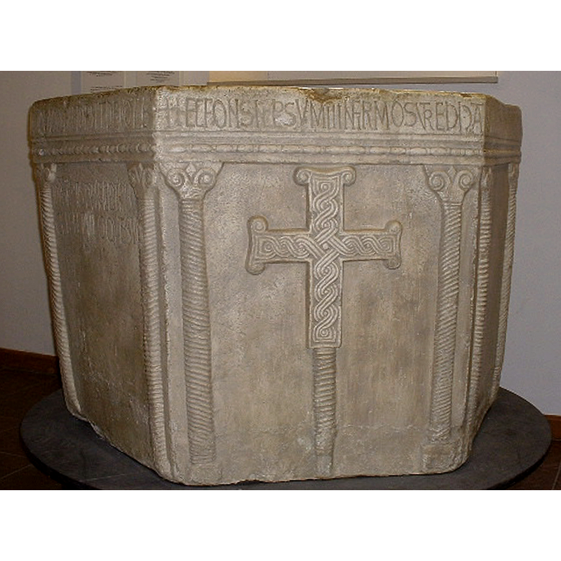 font replica, Khvar, Croatia [copy of the original font from Nin, Croatia)