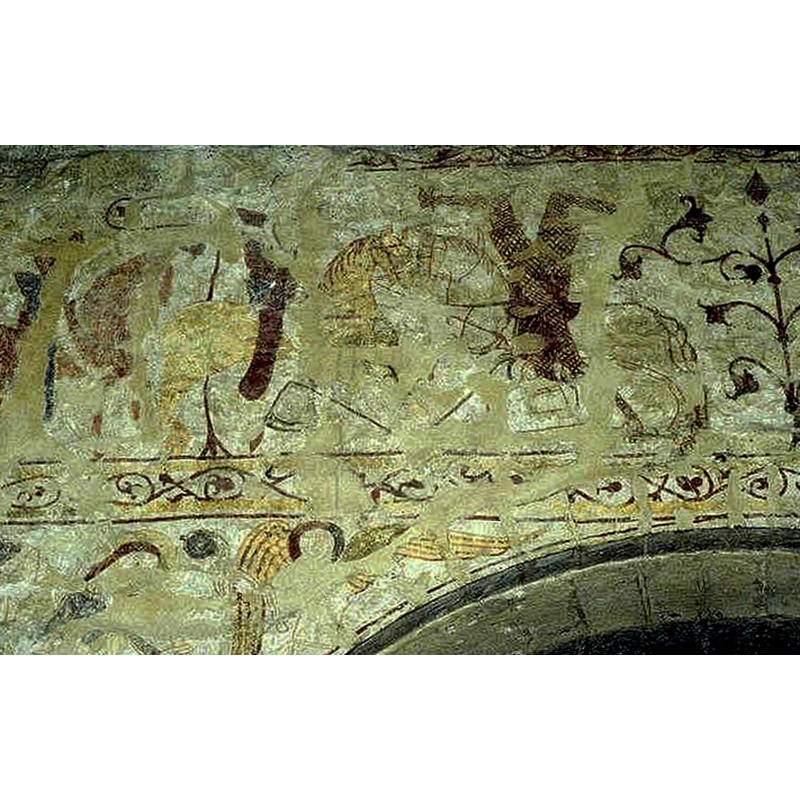 early 13th-century mural painting