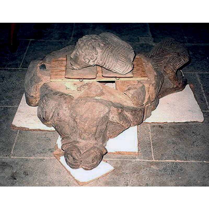 Photographed during repairs [ca. 2000?]