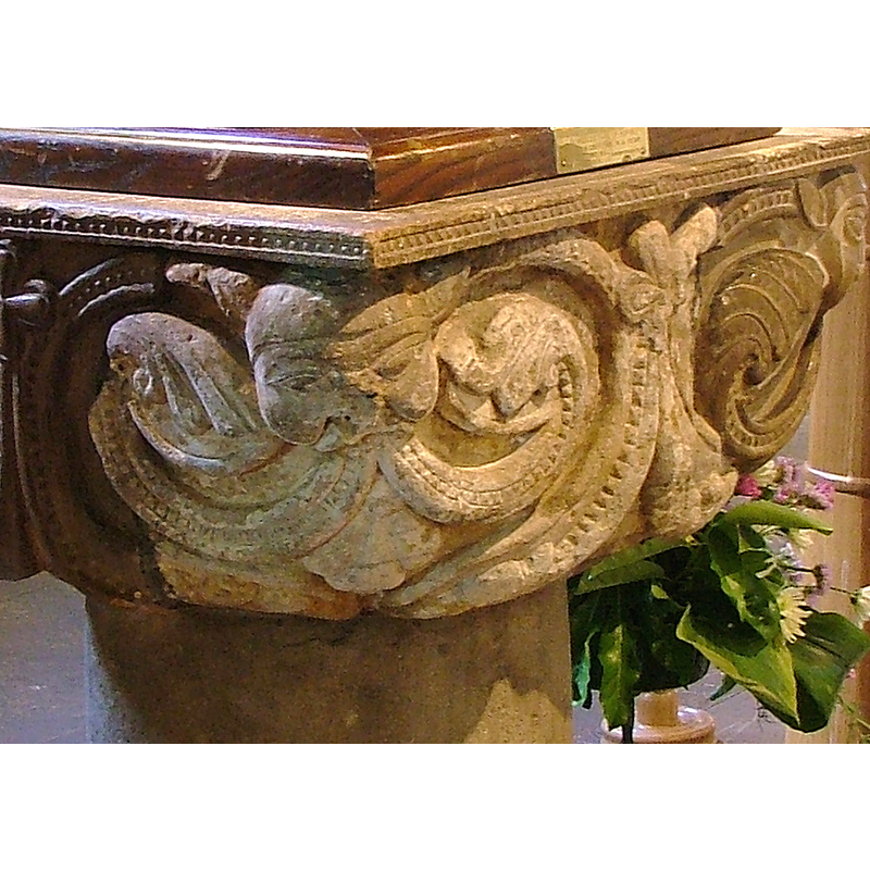 only one of them, the one shown in this image is original; the other three are a Victorian reconstruction